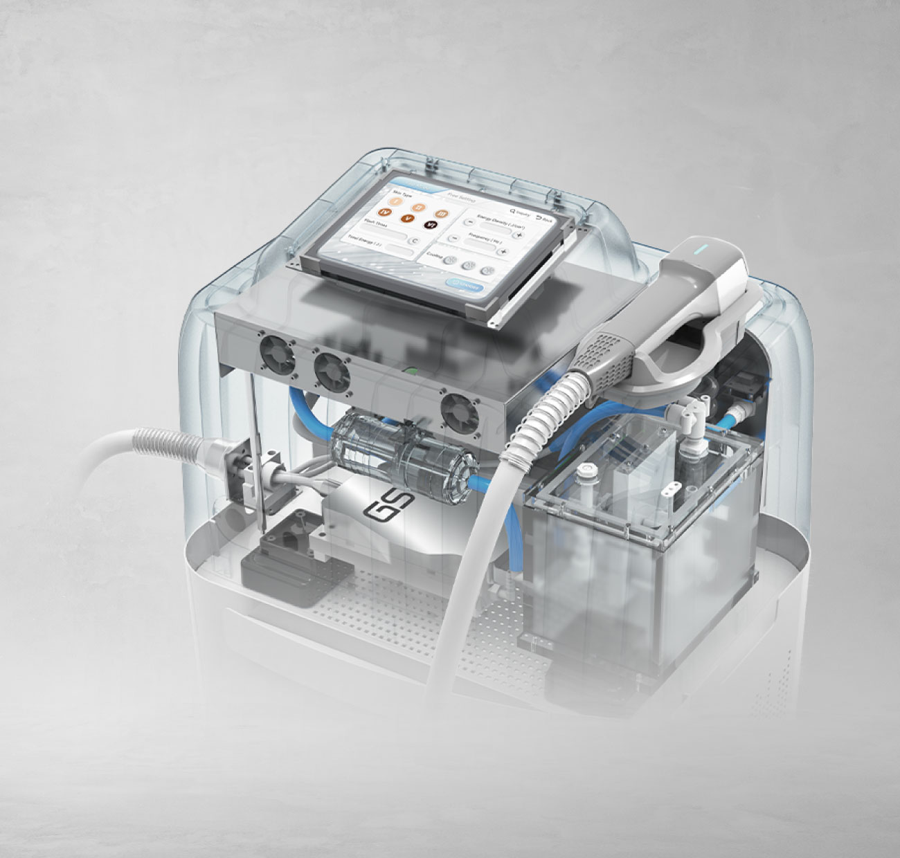 Tecnología de fibra óptica acoplada en Coolite Evo 3 para energía uniforme y mayor durabilidad